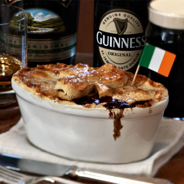 Steak and Guinness Pie